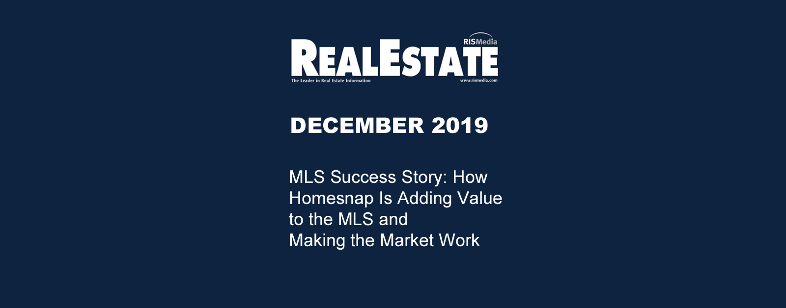 Real Estate Magazine December