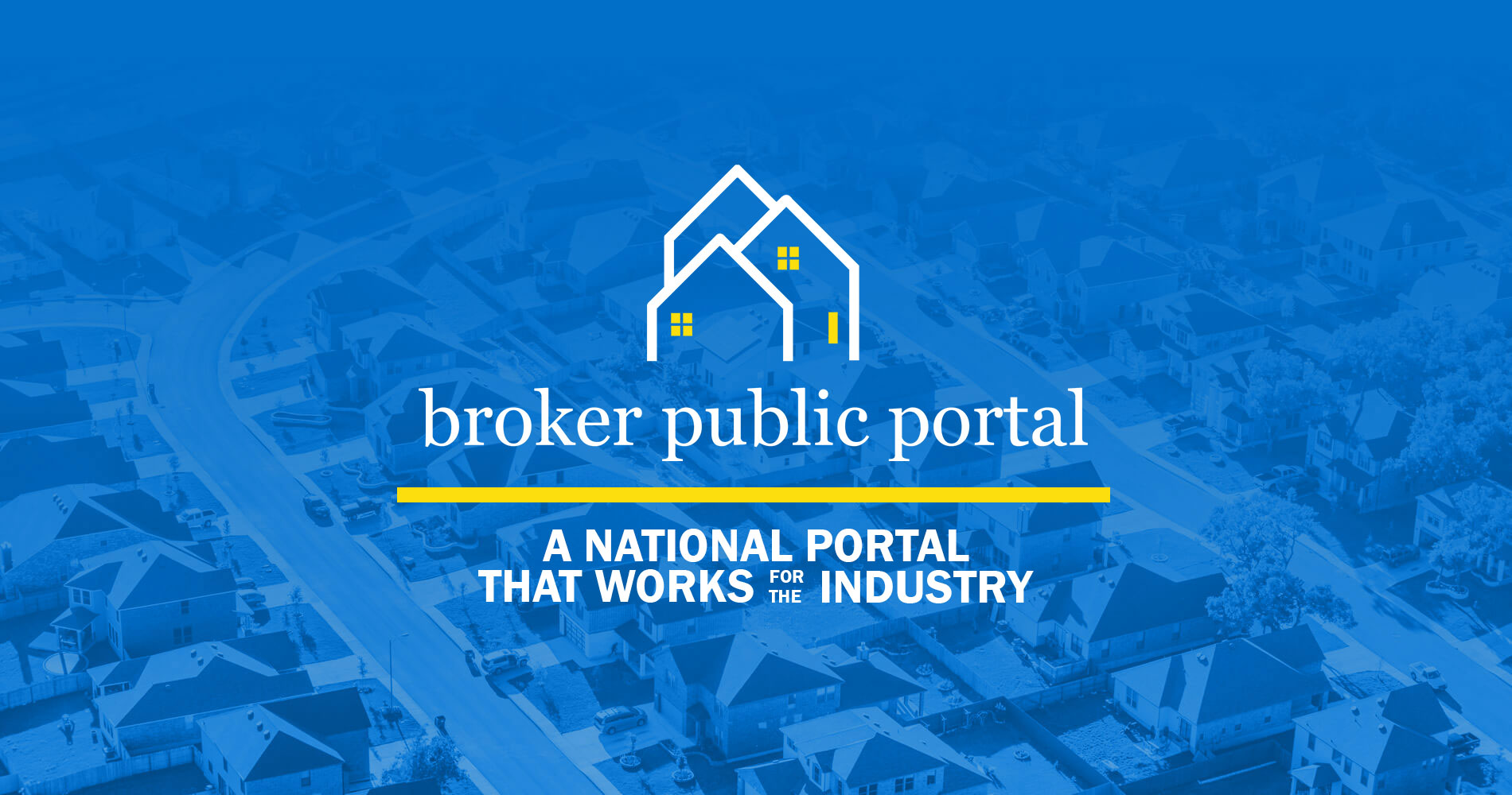 Broker Public Portal Hero Image with Logo